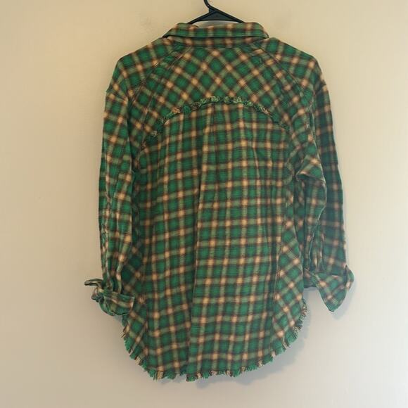 Urban Outfitters New BDG Brixton Button-Down Flannel Shirt small - Picture 4 of 5